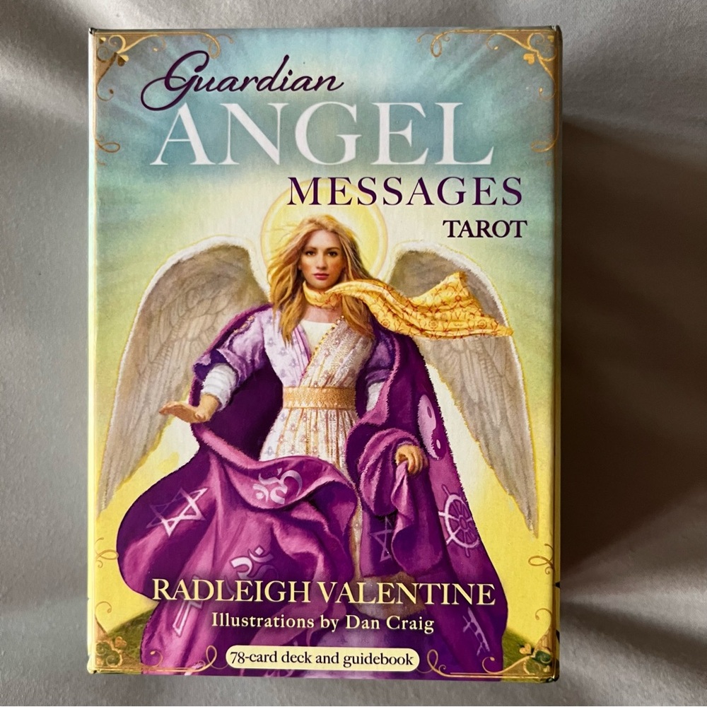 Guardian Angel Messages Tarot By Radleigh Valentine 78-Card Deck And Guidebook